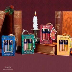 Profusion Cosmetics Harry Potter Lip Balm & Gloss Set - Hufflepuff